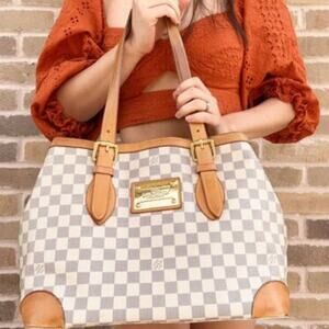 💎✨HOT BUY✨💎AUTHENTIC LV Hampstead MM Damier Azur